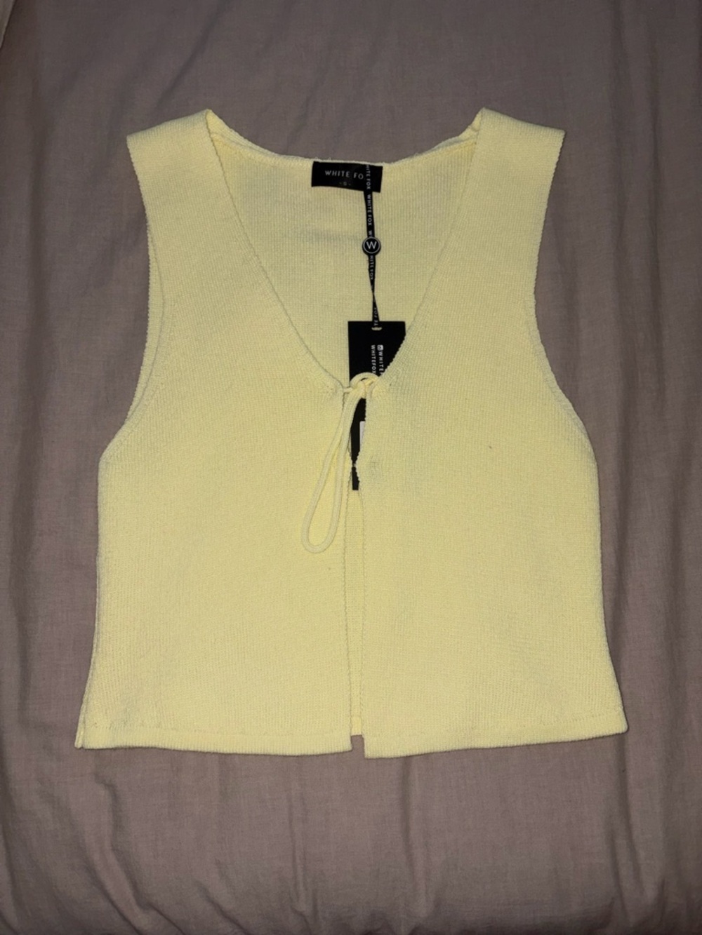 NWT White Fox Top